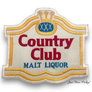 NOS Country Club Malt Liquor Patch Advertising‎ Vintage